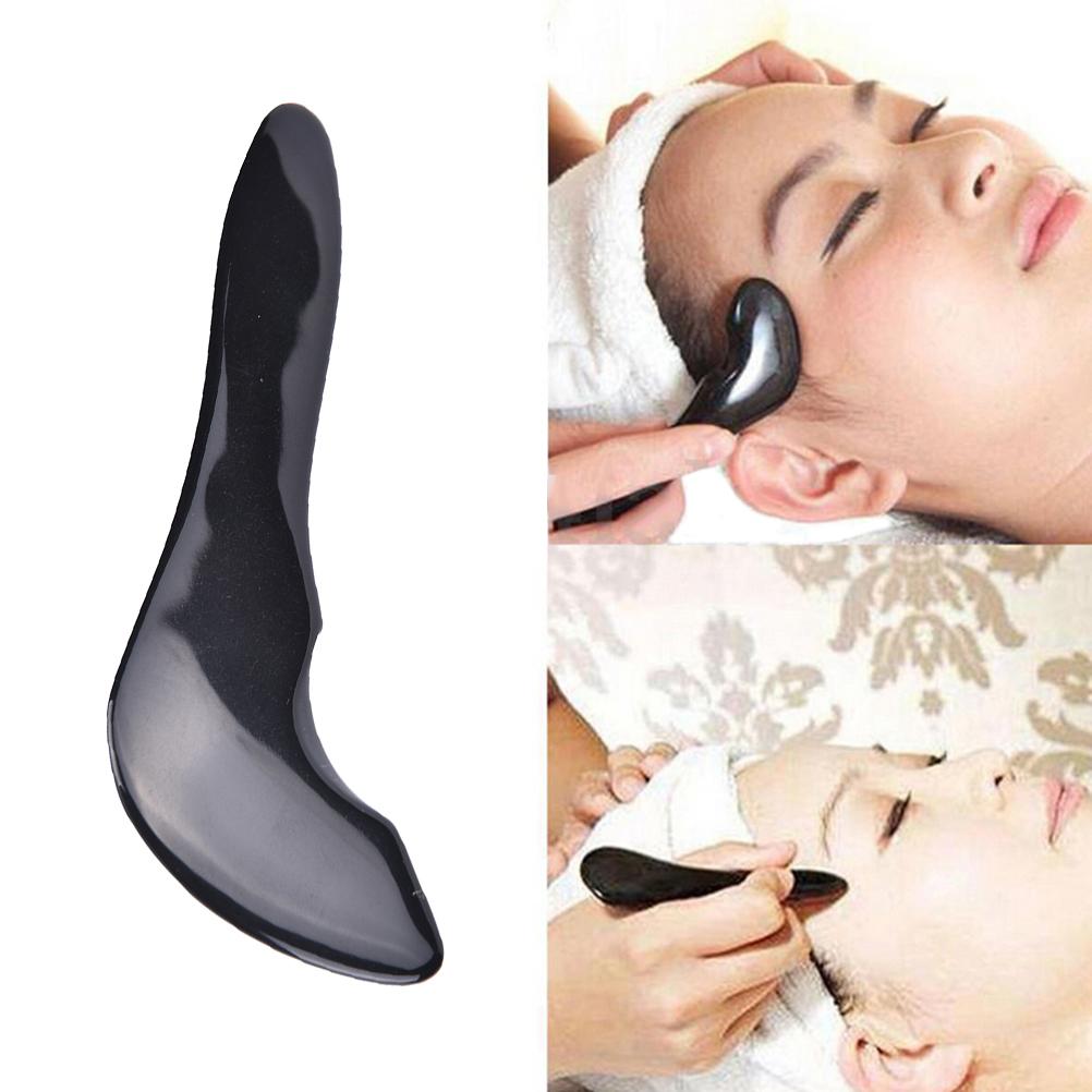 Jade Stone Needle Derma Face Arms Neck Massage Roller Ancient Face Body SPA Massage Roller Facial Massager Jade Beauty Tool 1pc