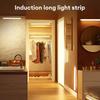 USB Rechargeable LED Bar Lamp with Motion Sensor and Magnetic Installation, Dimmable with 3 Soft Light Modes for Wardrobe, Bedside, Stairs