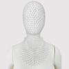 Rhinestone Fishnet Hood for Women, Sparkly Crystal Mesh Headpiece, Glitter Face Veil for Festival Party Rave Costume