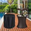 Чехол для барного стула Водонепроницаемая сетка Защита от мусора Регулируемая кулиска Ветрозащитный Чехол для уличного стола для патио Чехол от пыли для барного стула