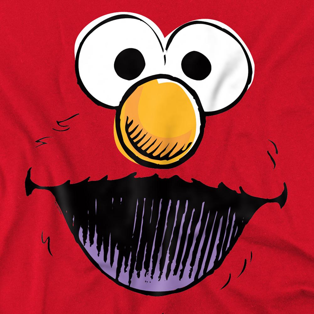 Sesame Street Unisex Adult Retro Elmo Sketch T-Shirt
