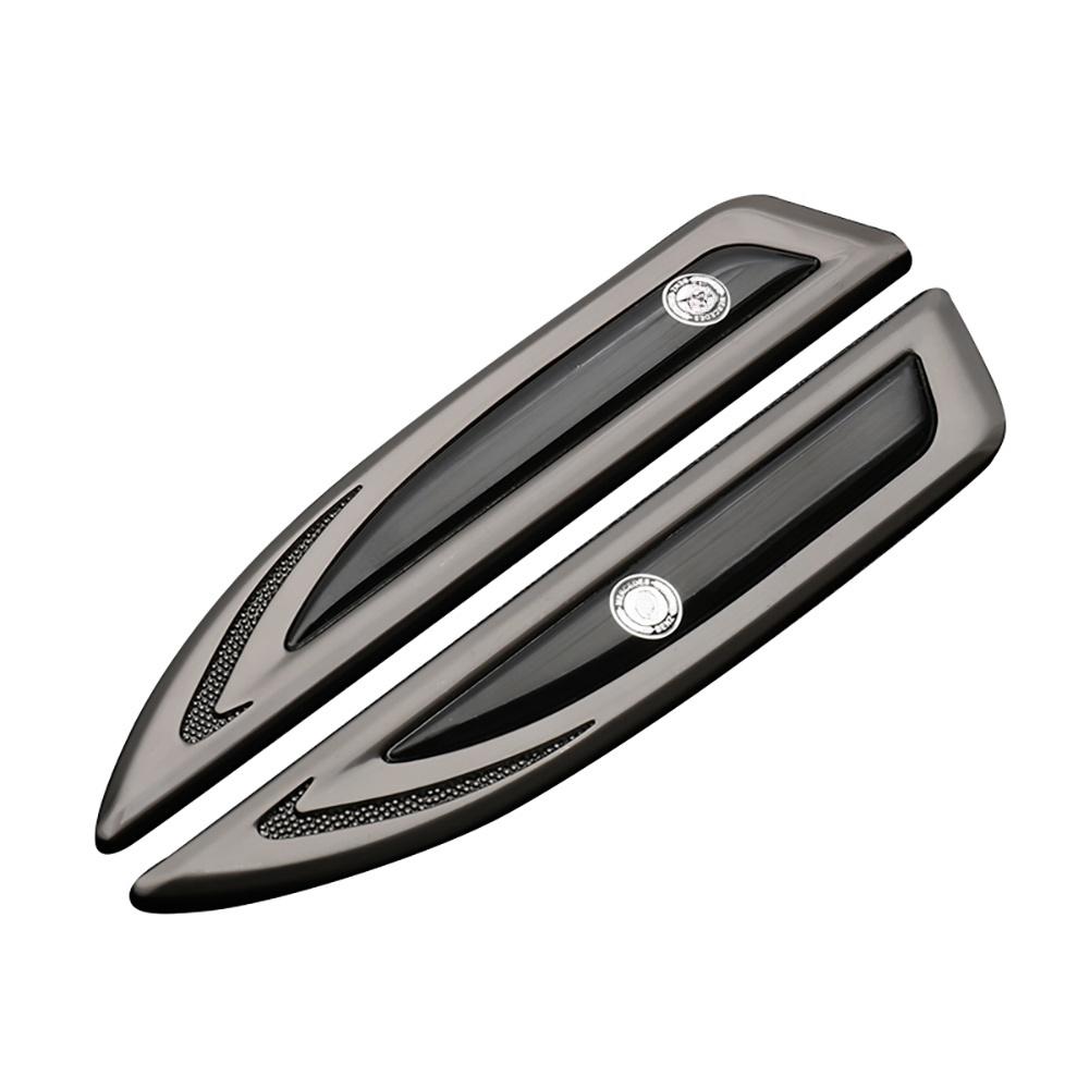 for Mercedes Benz Amg W205 W211 W204 W212 W213 W203 W176 2pcs Car Styling Side Fender Body Knife Emblem Stickers Decoration