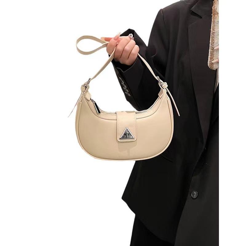 Портативная сумка подмышкой женская премиум текстурированная сумка через плечо модная нишевая сумка через плечо полумесяц