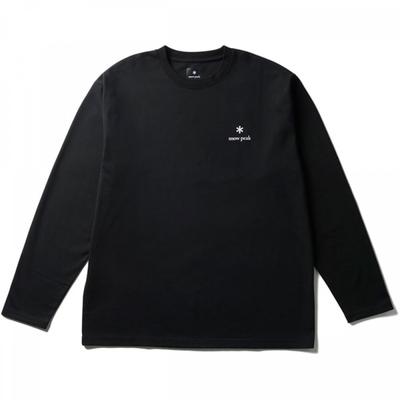 Snow Peak Новый Стандартный Логотип L S T Футболка Мужской крой Сшитая черная M nSd TS 25au00503019
