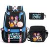 KPop Demon Hunters Demon Hunters Peripheral Printing Large Capacity Student Casual School Bag Set