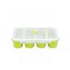 With Lid Freezer Soup Tray Silicone Food Meal Molds Multipurpose Soup Ice Cube Molds  Soup Storage