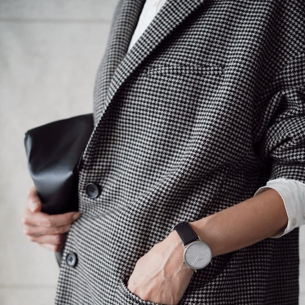 BOCCIA TITANIUM Мужские часы из полностью титана, Гипоаллергенные, Серебристый/Черный, 3637-01 [Официальный японский продукт]