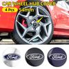 Car Sticker Hot For Ford New 54mm 4pcs Car Wheel Center Hub Metal Emblem Cap Cover for Ford Focus 2 Mk3 F150 Mondeo C-Max Fusion