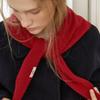 LCVE TRIANGLE WOOL MUFFLER_RED