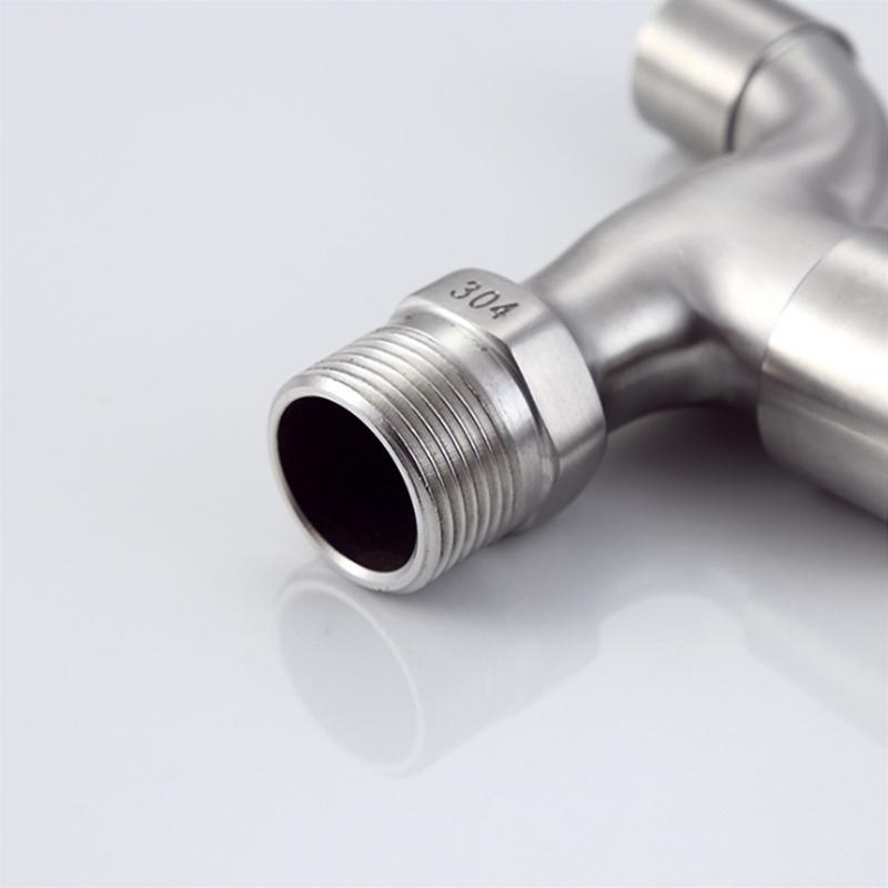 Современный Модный 304 Нержавеющая Сталь 3/4' Быстрооткрывающийся Удлиненный Кран с Креативной Ручкой для Сада Стиральной Машины Кран Холодной Воды