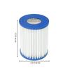 Swimming Pool Filter Compatible for Cartridge Type II, Replacement Hot Tubs Filter Compatible with Lay Z Spa Filter #58094 Pump