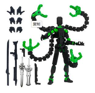 НОВЫЙ Dummy 13 Фигурка Титан Многосуставной Робот Игрушки 3D Печатная Подвижная Фигурка Игрушка для Снятия Стресса Декомпрессии Для Детей