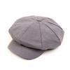 Universal Chemistry Cool Gray Linen Newsboy Cap
