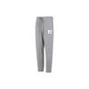 Solid Color Logo Elastic Waist Fleece-Lined Knit Jogger Pants Men Bottoms Grey DQ7469-091