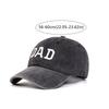 Козырьки ПАПА МАМА Бейсболки Хип-хоп Стираные потертые выцветшие кепки Мужчины Женщины Спорт на открытом воздухе