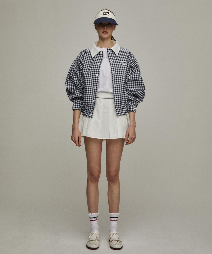 Candini Ivory Summer Pleated Skirt