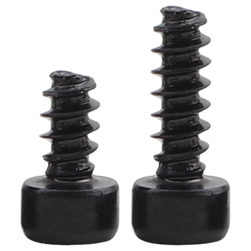 Винт самонарезающий с шестигранной головкой M3/M4/M5 HB черный - Класс 8.8 с плоским концом