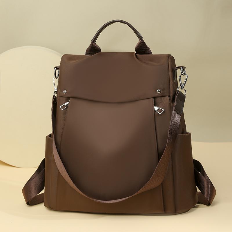 Рюкзак против кражи Женская нейлоновая дорожная сумка Многофункциональная легкая сумка через плечо