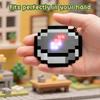Rechargeable Pixel Compass Keychain Gaming Peripheral Simple Design Home Decor Real-world Use Toys for Kids Birthday Xmas Gift