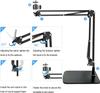 AceTaken MX Brio Webcam Stand, Desktop Boom Arm Holder for Logitech MX Brio 4K, Brio 4K, Brio 500 Webcams (Black)