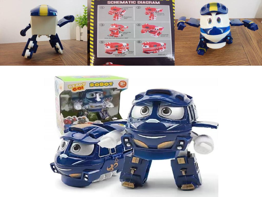 High-quality Robot Trains Rt Kay Mini Figures Korean Animation Toy