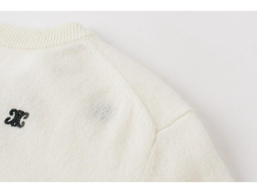 Женский свитер из 100% чистого кашемира с круглым вырезом, вышивкой и свободного кроя