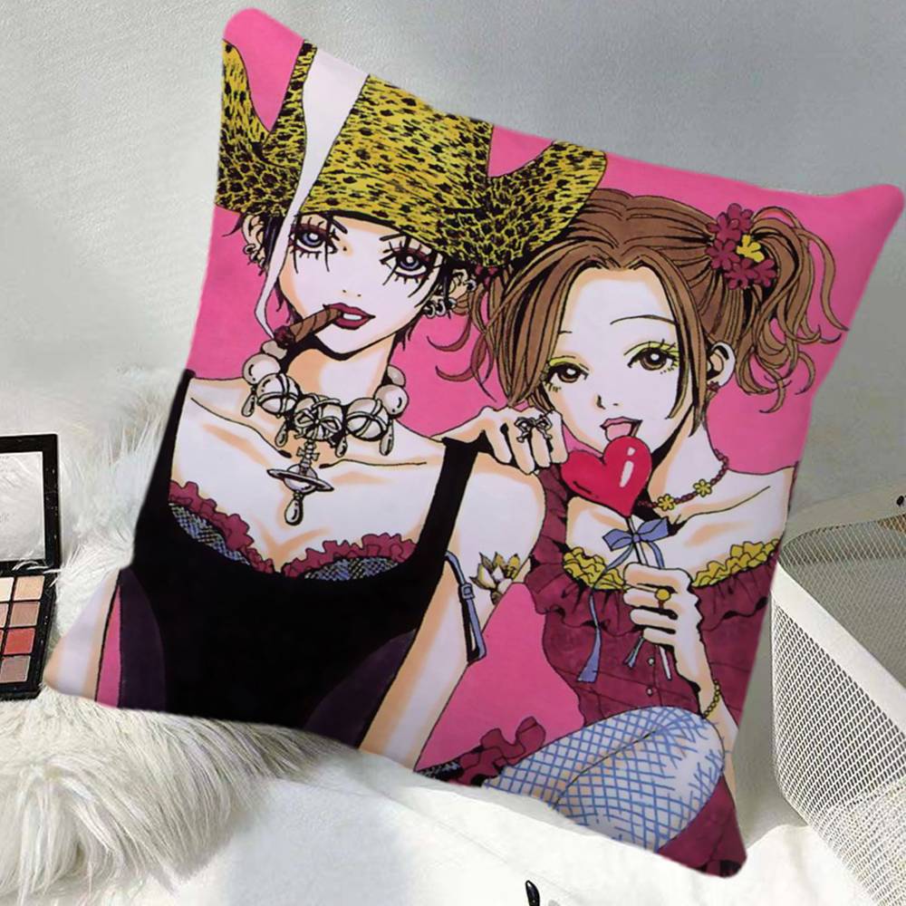 Anime NNANA Pillow Case Square Pillow Bedroom Sofa Leisure Comfort Cushion Car Home Decoration