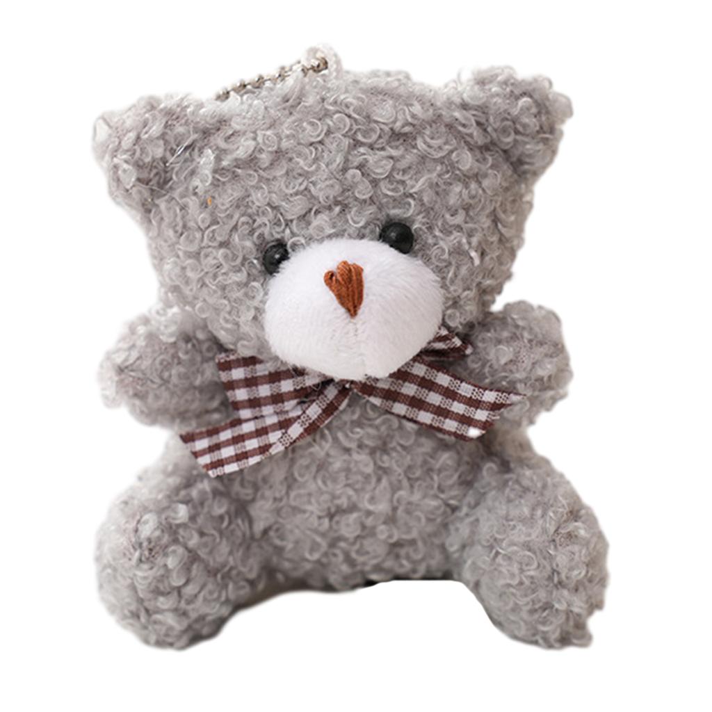 Очаровательный плюшевый мини-мишка брелок-подвеска для сумок и рюкзаков