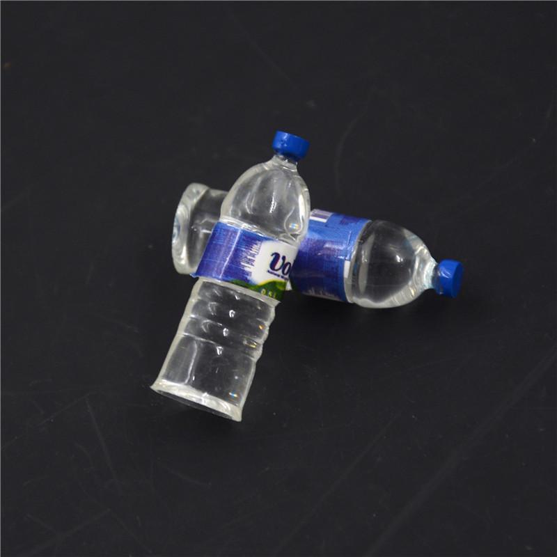 2Pcs Bottle Water Drinking Miniature Dollhouse 1:12 Toys Accessory Collection