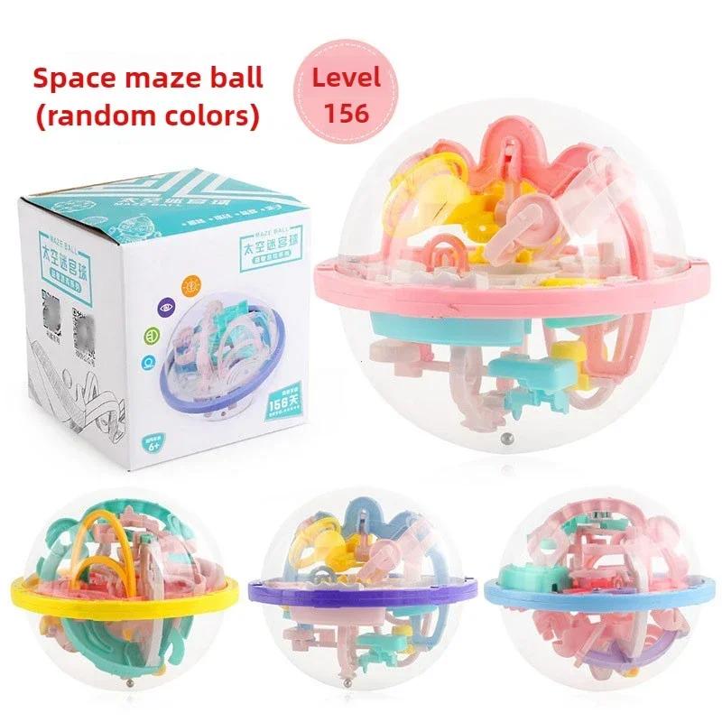 Maze Ball Mini 3D Magic Puzzle Intelligence & Idea Perplexus Maze Game Labyrinth Gifts Display Stand for Kids and Adults