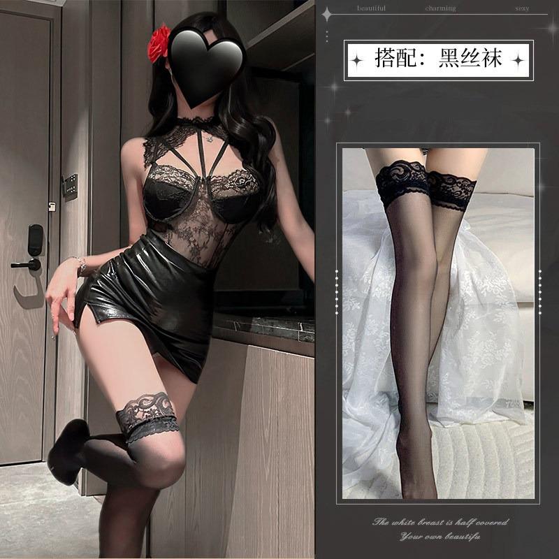 Sexy lingerie sexy onesie uniform seduction passion tease advanced sense inside lace hip skirt uniform women