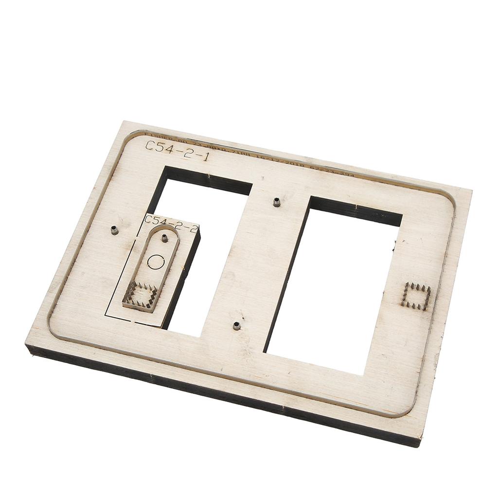 Вырубной штамп для кожи C54 из высокоуглеродистой стали с толстой основой, простой в использовании вырубной штамп для кожи