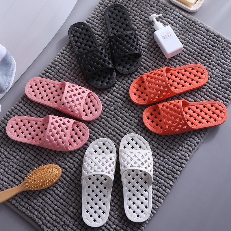 Women's Summer Indoor Hotel Slippers: Thick, Non-Slip Bathroom & Home Slippers for Couples and Men