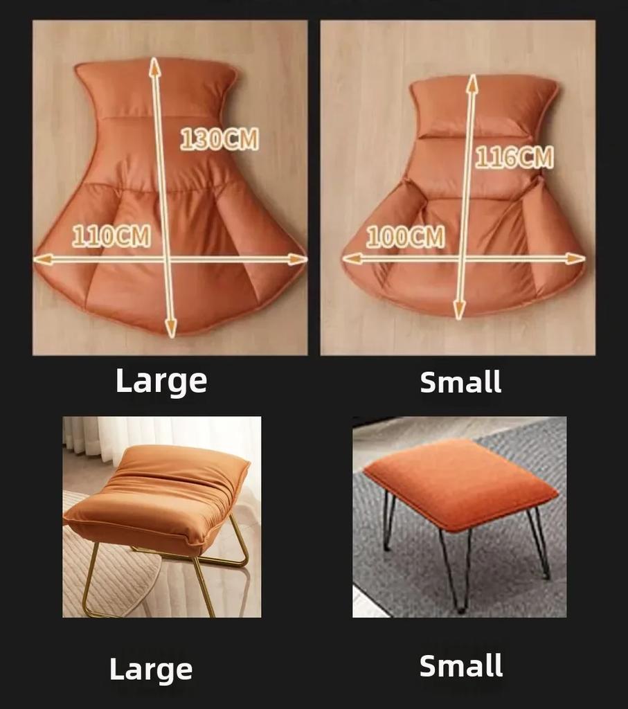 Elastic Closure Papasan Rocking Chair Seat Cushion Cover Soft Slipcover Only, Removable and Washable Chair Cushion Covers