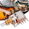 Guitar Control Pot Tone Potentiometer Electric Guitar Bass Push Pull 18mm Shaft Length a500kGold