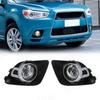 Светодиодные противотуманные фары для Mitsubishi ASX 2011 2012 2013 DRL дневные ходовые огни противотуманные фары галогенная крышка рамка капота 12 В