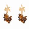 1 Pair Colorful Design Beaded Earrings Water Drop Shape Water Drop Earrings  Special Occasions