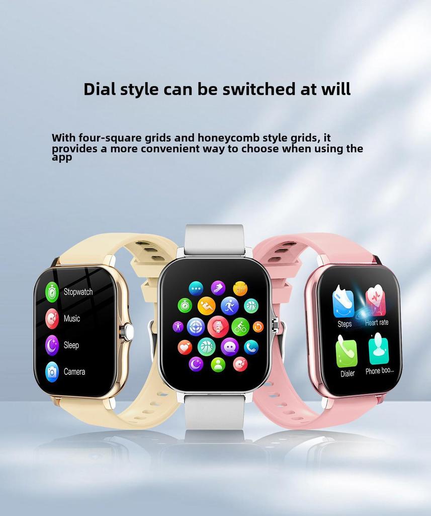 Умные часы H13MINI: 1,44-дюймовый сенсорный экран со спортивным шагомером.