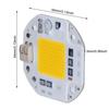 AC220V 50W Интегрированный чип Источник света Высокояркий COB светодиод Лампа Теплый белый