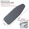 1Pcs With Elastic Edge Ironing Board Cover Stain Resistant Thick Cotton Padding Iron Heat Shield Universal Cloth Cover