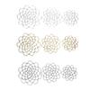 3 Pack Creative Flower Inserters Flower Grid Metal Accessories Flower Trellis Twisted Stem Holder for Special Occasions