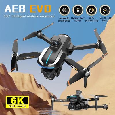 2024 AE8 Новый Дрон 6K Бесщеточный ESC Четыре камеры Высокое разрешение Аэрофотосъемка GPS WIFIПозиционирование Интеллектуальные игрушки для предотвращения препятствий