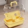 Transparent Hamster Cage Ventilation Small Animals Cages  for Gerbils Hedgehog