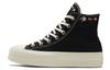 Кеды Chuck Taylor All Star Wmns на платформе High 'Вышитый цветочный - Черный' Женские A01592C