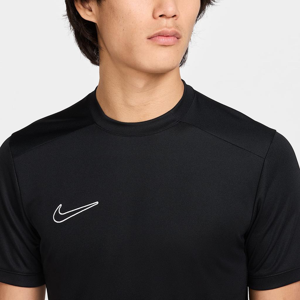 Nike Тренировочная футболка для колледжа по футболу, облегающего кроя, с круглым вырезом, с коротким рукавом, дышащая, мужские топы, черный HJ3792-010