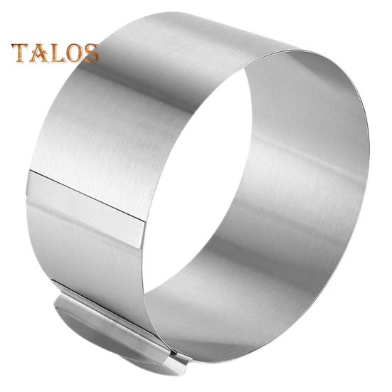 6-12 дюймов Регулируемое кольцо для торта из нержавеющей стали, кольцо для выпечки, форма для торта, многоразовая пищевая форма для выпечки, инструмент для выпечки