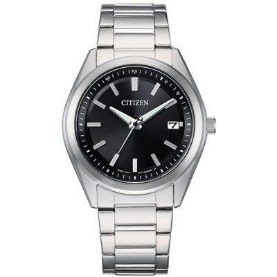 CITIZEN COLLECTION 3-стрелочная модель Фотоэлектрический Eco-Drive Водонепроницаемость 5 АТМ Базовые Серебристый/Черный AS1080-65E Мужские часы