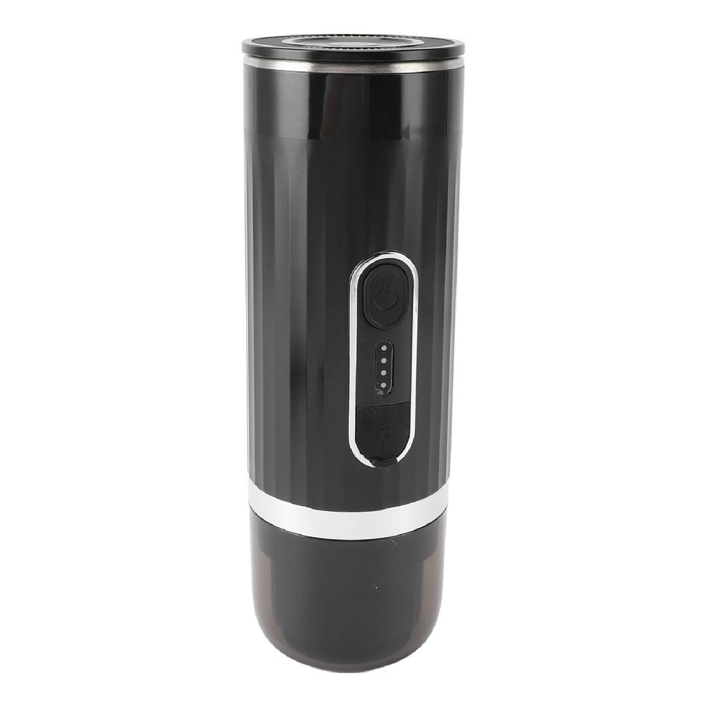 Электрическая кофеварка 3 в 1, герметичная, с теплоизоляцией, портативная кофемашина для путешествий на автомобиле, кемпинга, черная