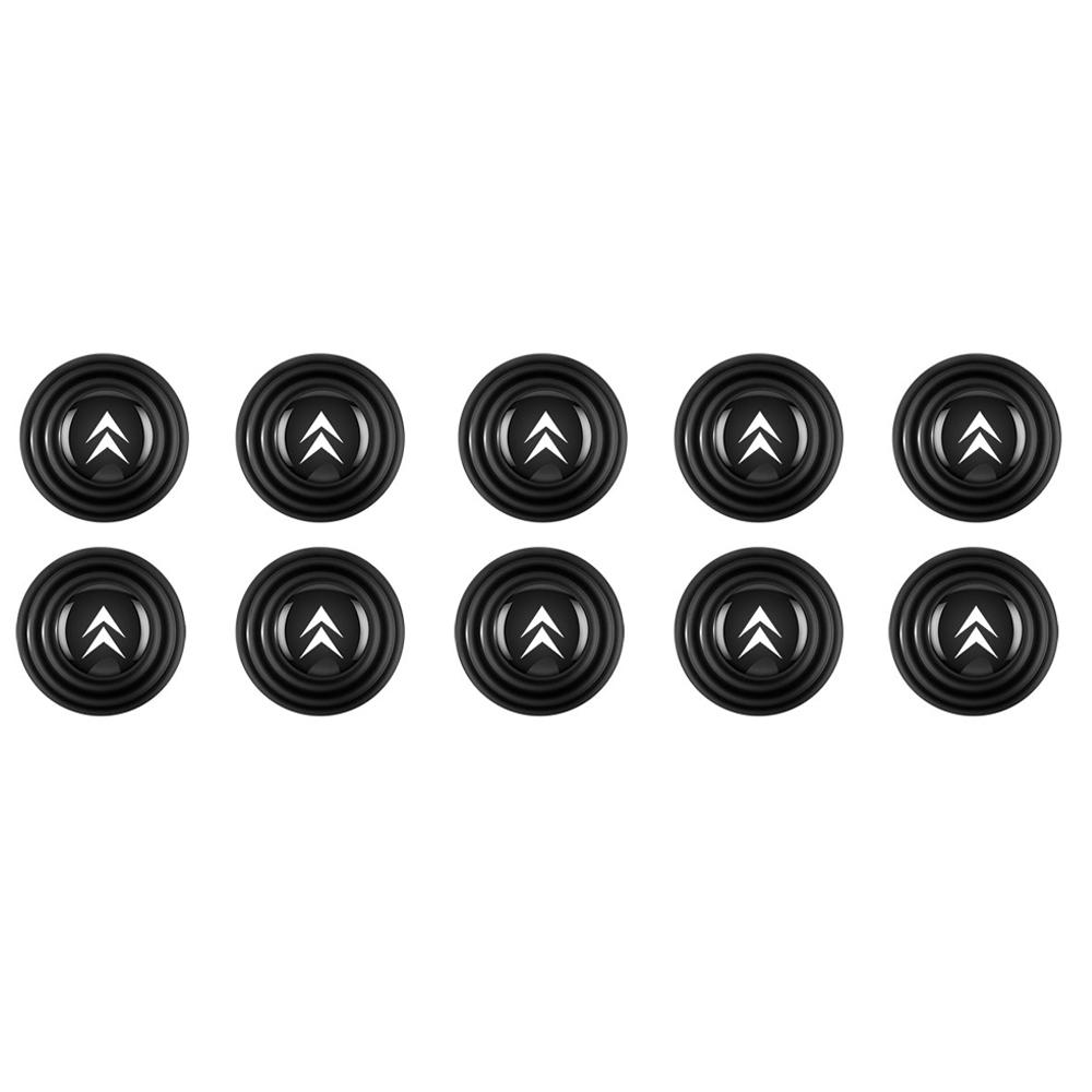 VYTR5 4/10pcs Car Door Trunk Sound Insulation Shock Absorbing Anti-collision Pad Stickers Accessories For Citroen C4 Picasso Xsara C5