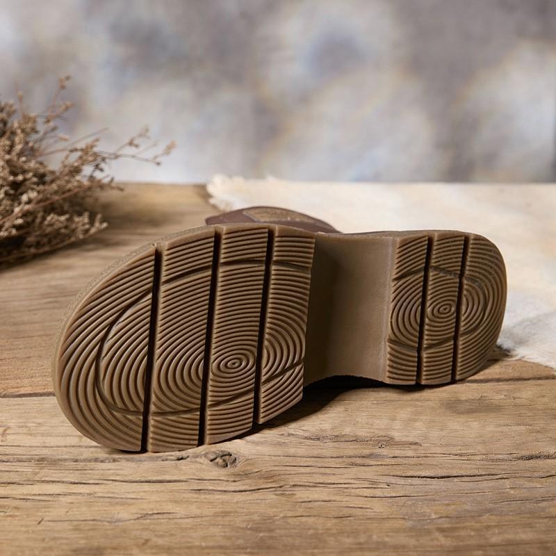 Johnature Женские ботинки из натуральной кожи, хлопковая обувь, коровья кожа, плюшевые теплые, с круглым носком, на толстой подошве, короткие ботинки